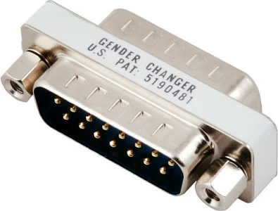 Adapter lidhës DB-15 mashkull EFB Elektronik, gender changer