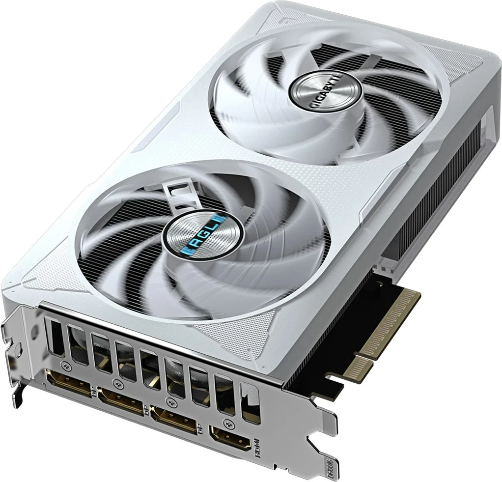 Kartelë grafike Gigabyte GeForce RTX 5060 EAGLE OC ICE 8G, 8 GB GDDR7, e bardhë