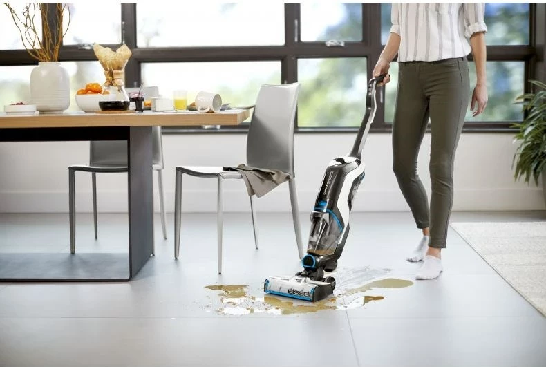 Fshesë vertikale BISSELL CrossWave Cordless Max 2767N, pa kabllo, 0.82L, Blu