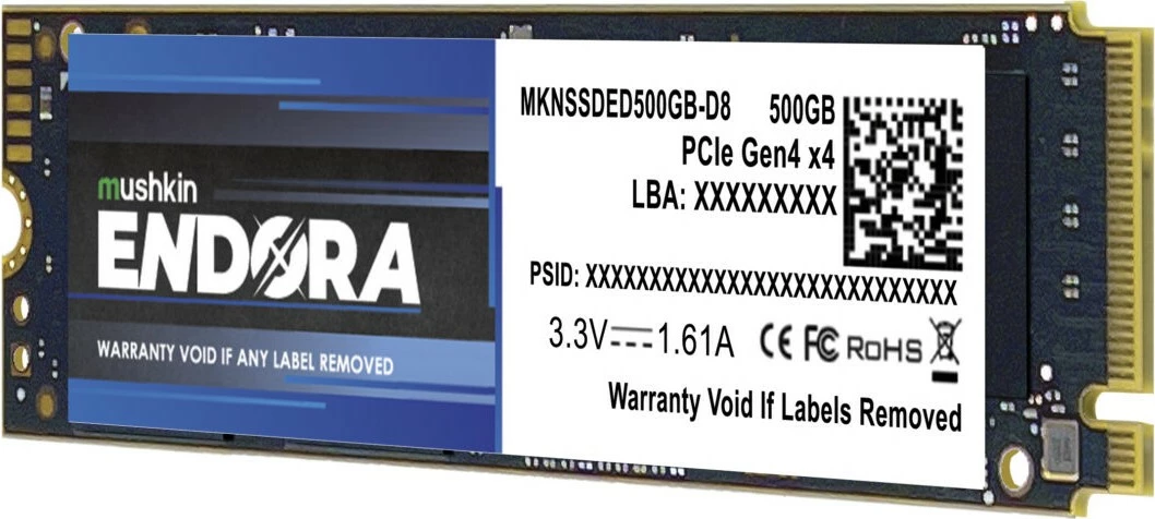 SSD M.2 Mushkin Endora 500GB NVMe PCIe4.0