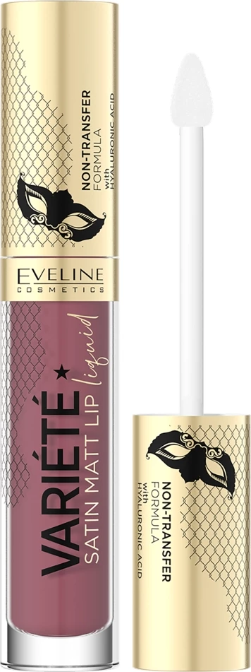 Buzëkuq i lëngshëm Eveline Cosmetics Variete Satin Matt Lip Liquid 03 për femra 4.5ml