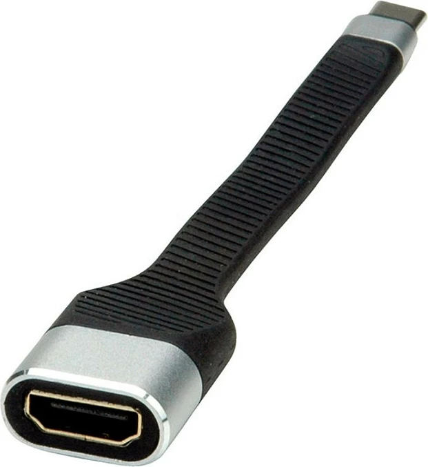 Adapter kabllo USB-C në HDMI ROLINE 12.03.3212, 4K@60Hz, e zezë