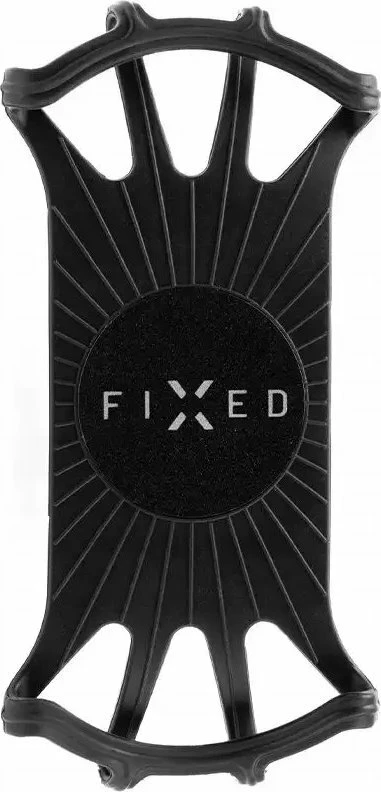 Mbajtëse telefoni për biçikletë Fixed Bikee 2, 4.0–6.5\", rrotullim 360°, e zezë