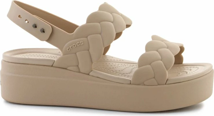 Sandale Crocs femra, bezhë