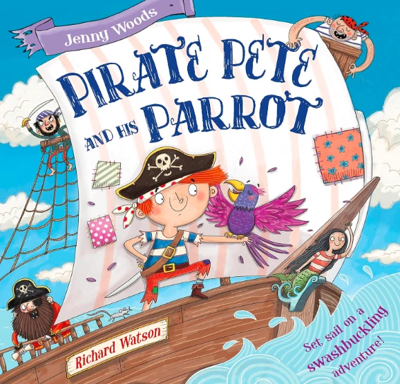 Pirate pete and his parrot