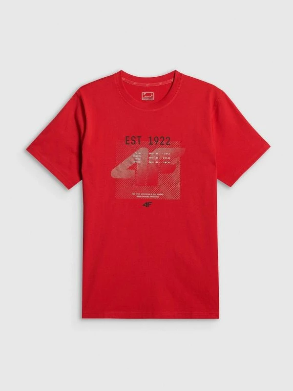Maicë për meshkuj 4F 4FRSS26TTSHM4039-62S, me print [Madhësia: XL]