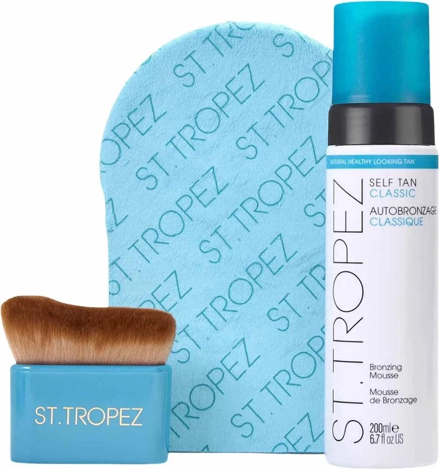 Set vetë-ngjyrosje trupi ST. TROPEZ Ultimate Tan Body Essentials Kit për femra 200ml