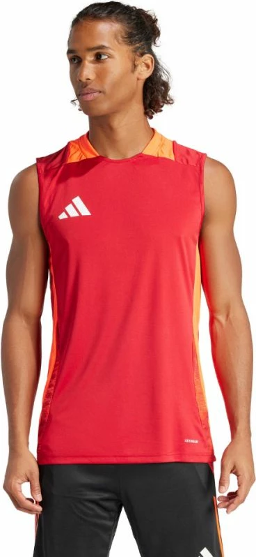 Fanellë pa mëngë për meshkuj adidas, e kuqe [Madhësia: XXL]