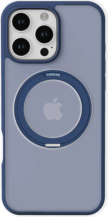 Mbështjellës Torras Ostand Pro për iPhone 16 Pro, Blu