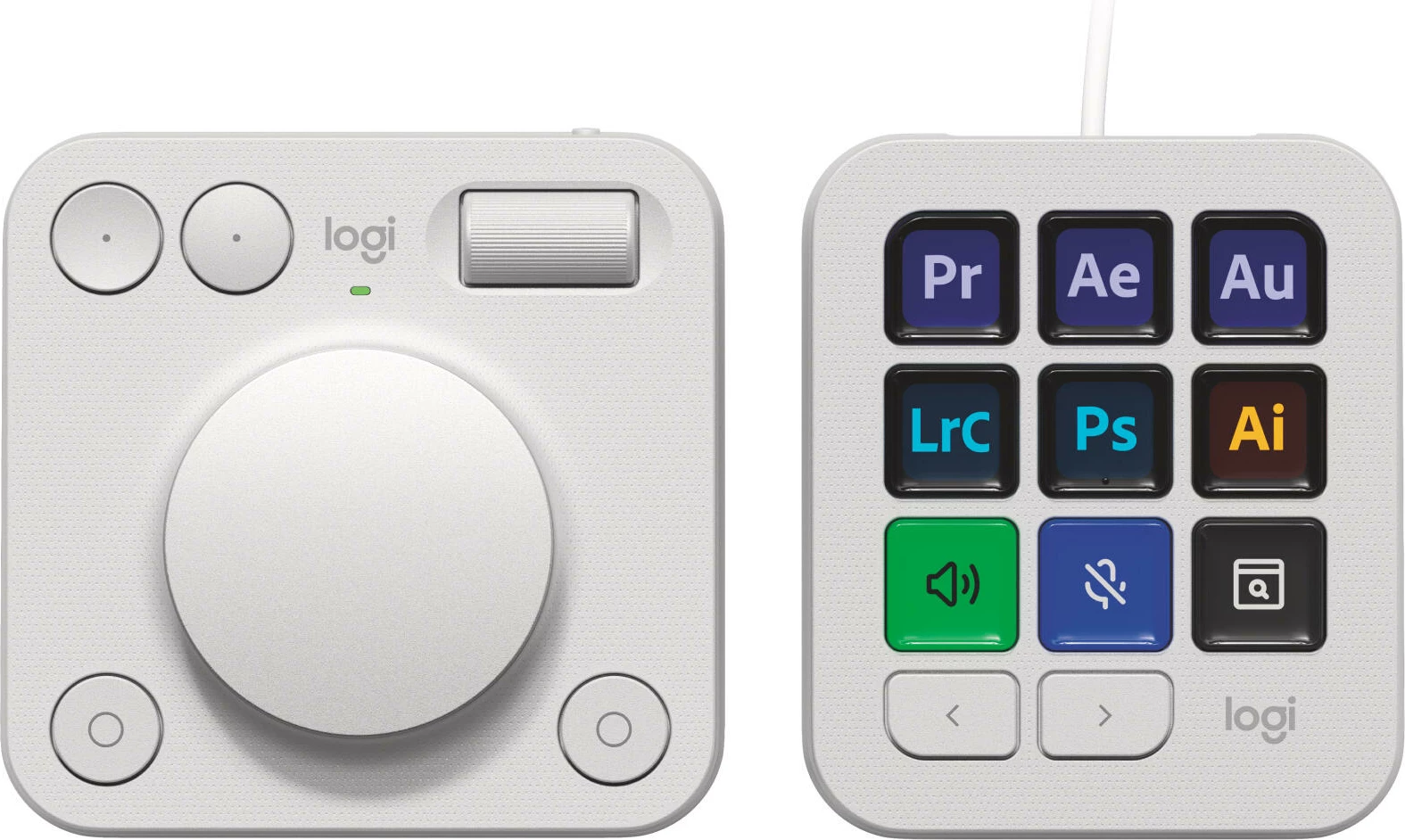 Kontroller kreativ Logitech MX Creative Console 920-012932, Bluetooth/USB, 1 copë, Gri