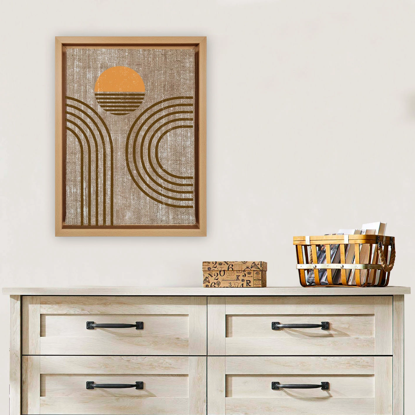 Pikturë dekorative në kanavacë, shumëngjyrëshe, Wallity, LNJ31958569852 - 96136, 96x136cm