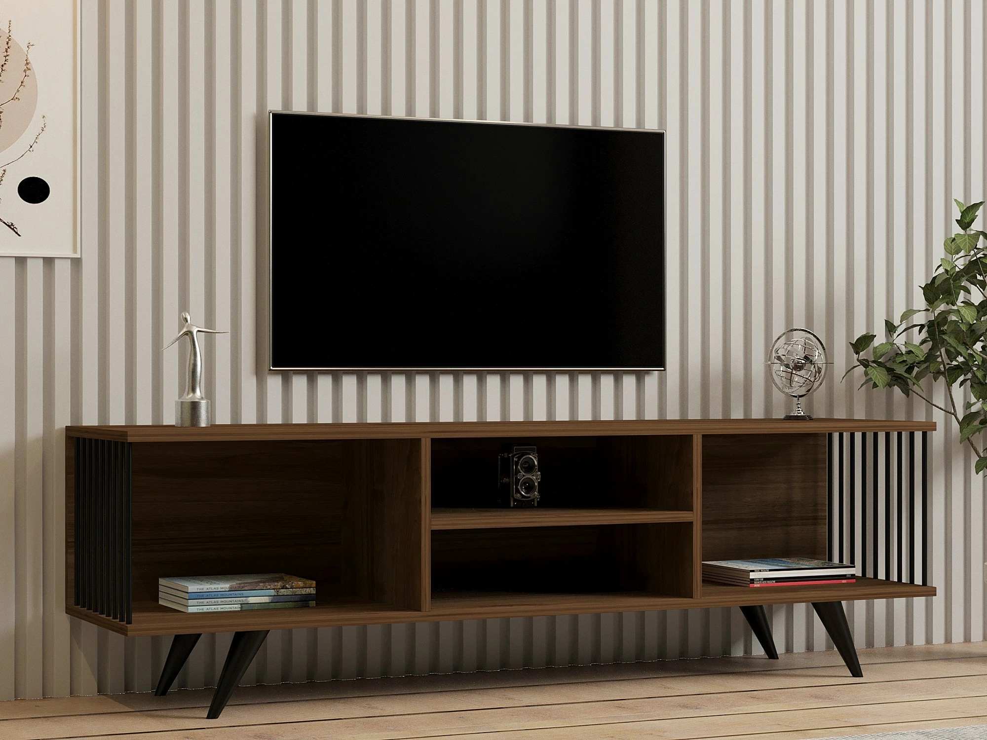 Komodë TV Hanah Home, Josef, ngjyrë arre