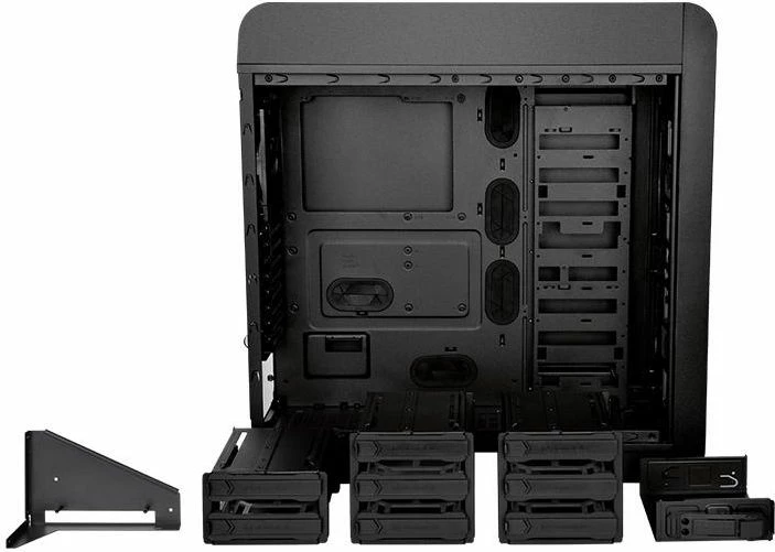 Kasë Thermaltake Core V71 TG Edition CA-1B6-00F1WN-04 Full Tower, Tempered Glass, E-ATX/ATX, e zezë