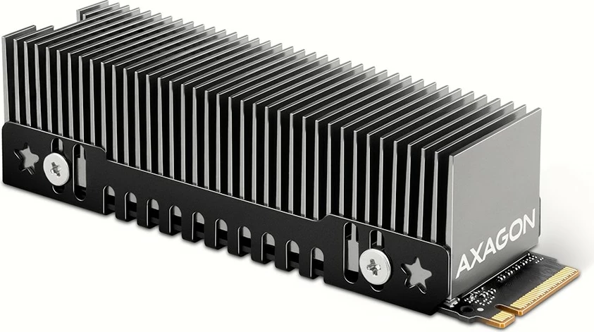 Ftohës pasiv për SSD M.2 AXAGON CLR-M2XT, alumini, për 2280, gri