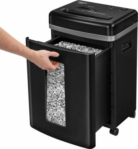 Shredder dokumentesh Fellowes Microshred 450M, P-5, 22 L, 9 fletë, i zi