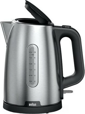 Çajnik elektrik Braun WK 1500, 1.7L, 2200W, inox, i zi
