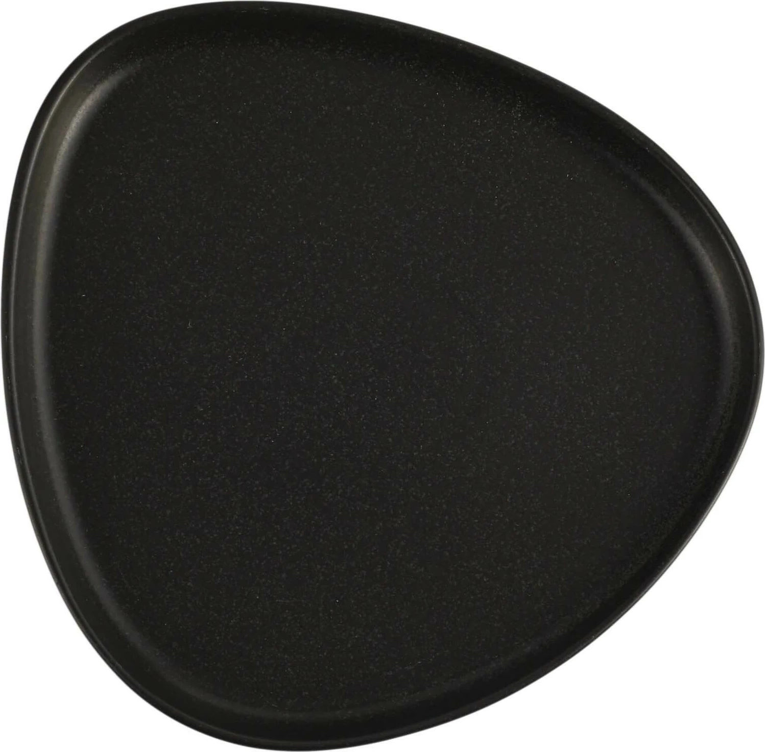 Pjatë trekëndore Porland Seasons Coal 270 mm, set 6 copë, e zezë