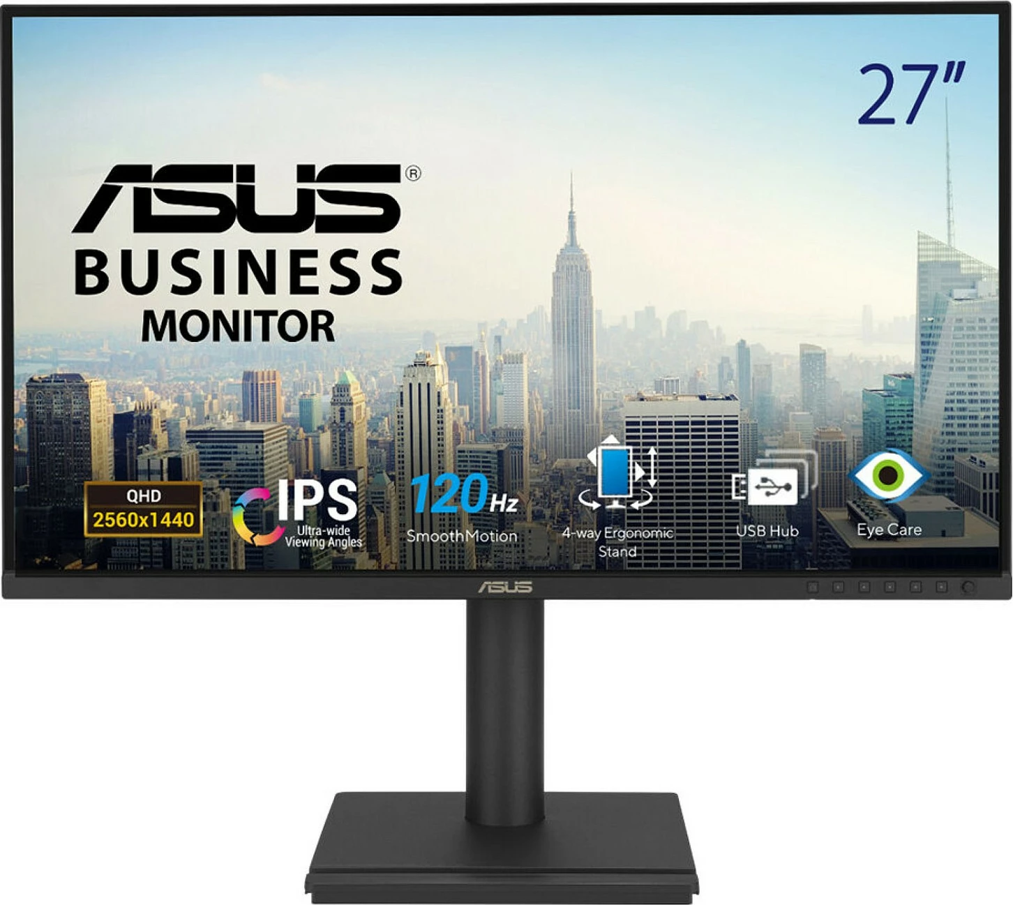 Monitor ASUS BE27AQG 27" QHD IPS 120Hz, i zi