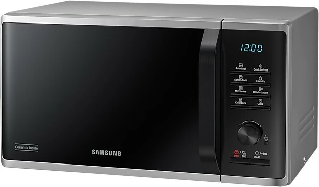 Mikrovalë Samsung MS23B3515AS, Solo, 23 L, 1150 W, LED, E zezë/Gri