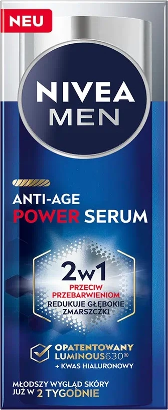 Serum fytyre për meshkuj Nivea Men Anti-Age Power 2in1 kundër njollave të errëta 30ml