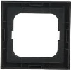 Kornizë për prizë/ndërprerës Busch-Jaeger 1754-0-4419, 1 modul, 80x80mm, e zezë