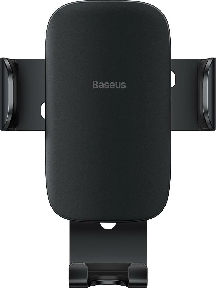 Mbajtës telefoni për veturë Baseus Metal Age II SUJS000001, gravity, për grilë ventilimi, max 86 mm, i zi