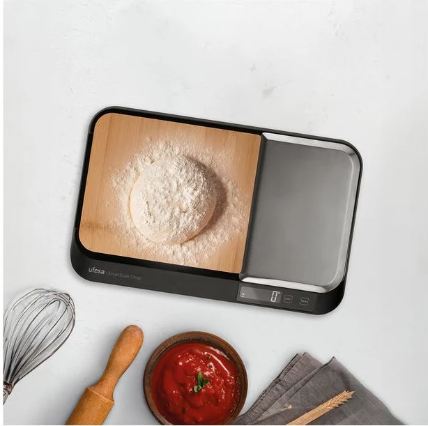 Peshore kuzhine UFESA SmartScale Chop 5 kg, me dërrasë prerëse 36×23 cm
