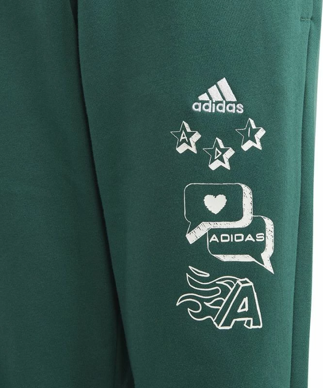 Pantallona për fëmijë adidas, të gjelbërta [Madhësia: 176 cm]