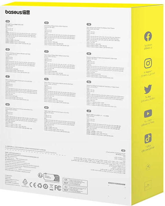 Hub Baseus T-Space për Tesla, USB-C dhe Lightning, i zi
