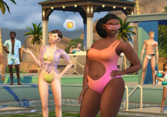 The Sims 4: Poolside Splash Kit DLC Global