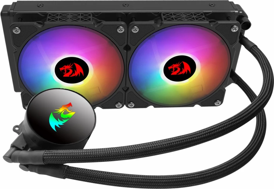 Ftohës uji për CPU Redragon CCW-3000 X, radiator 240mm, 2x120mm RGB