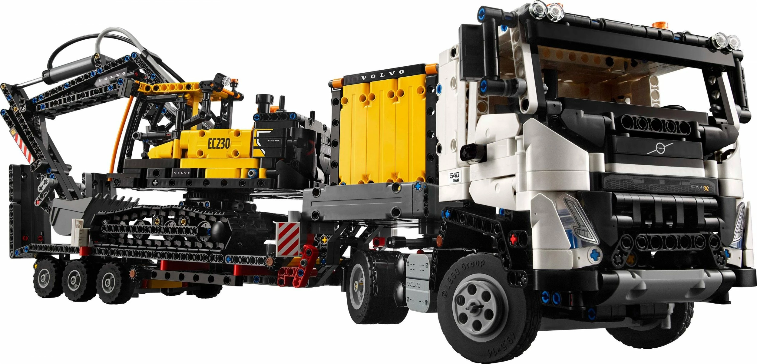 Set ndërtimi LEGO Technic Volvo FMX Truck dhe EC230 Excavator elektrik 42175, 2274 copë, 10+