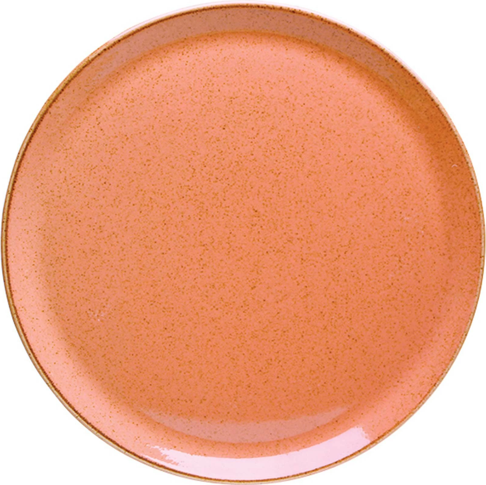 Pjatë pice Porland Seasons Amber 320 mm, portokalli, set 6 copë