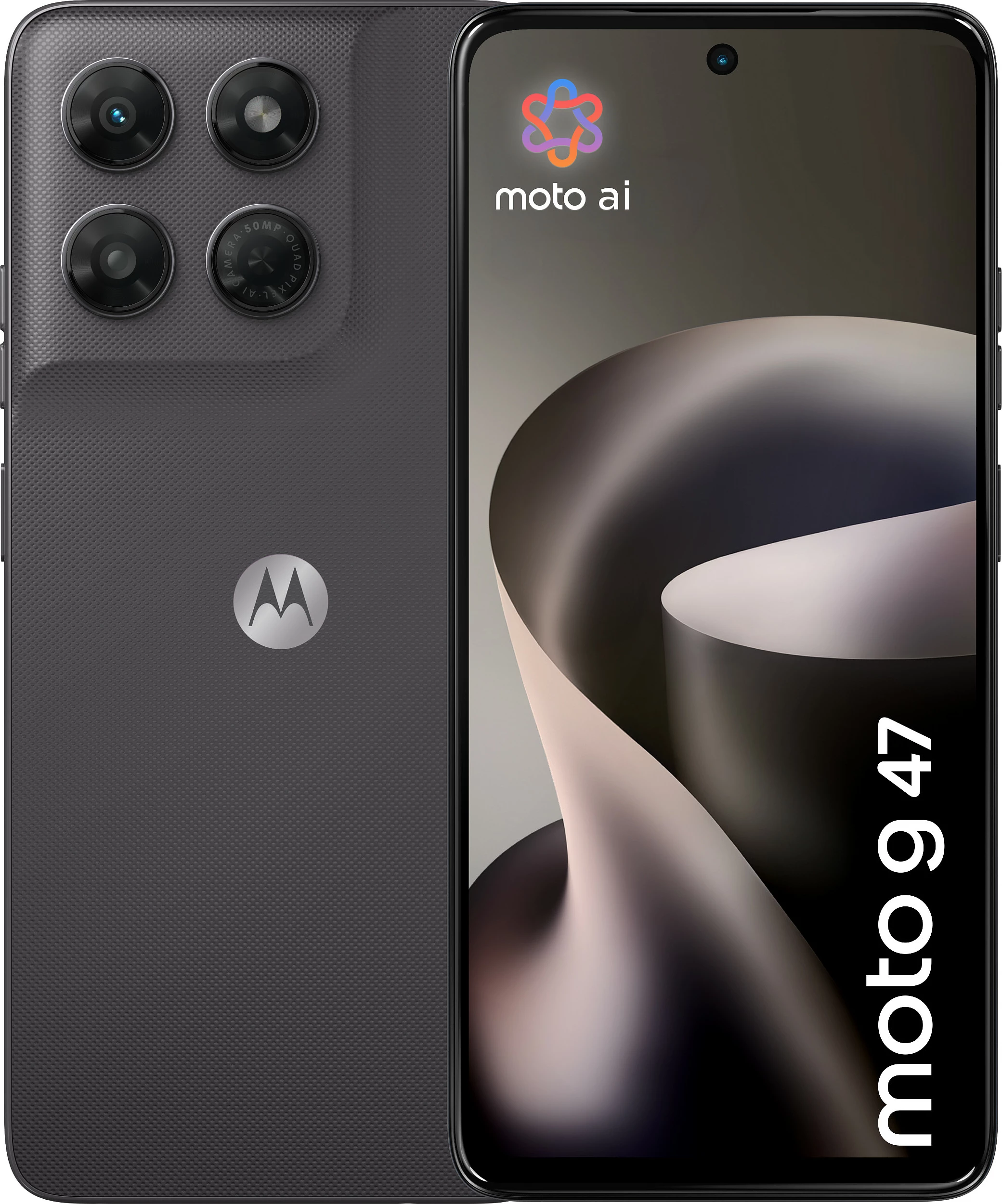 Celular Motorola Moto G47, 8GB RAM, 128GB, 5G, gri e errët