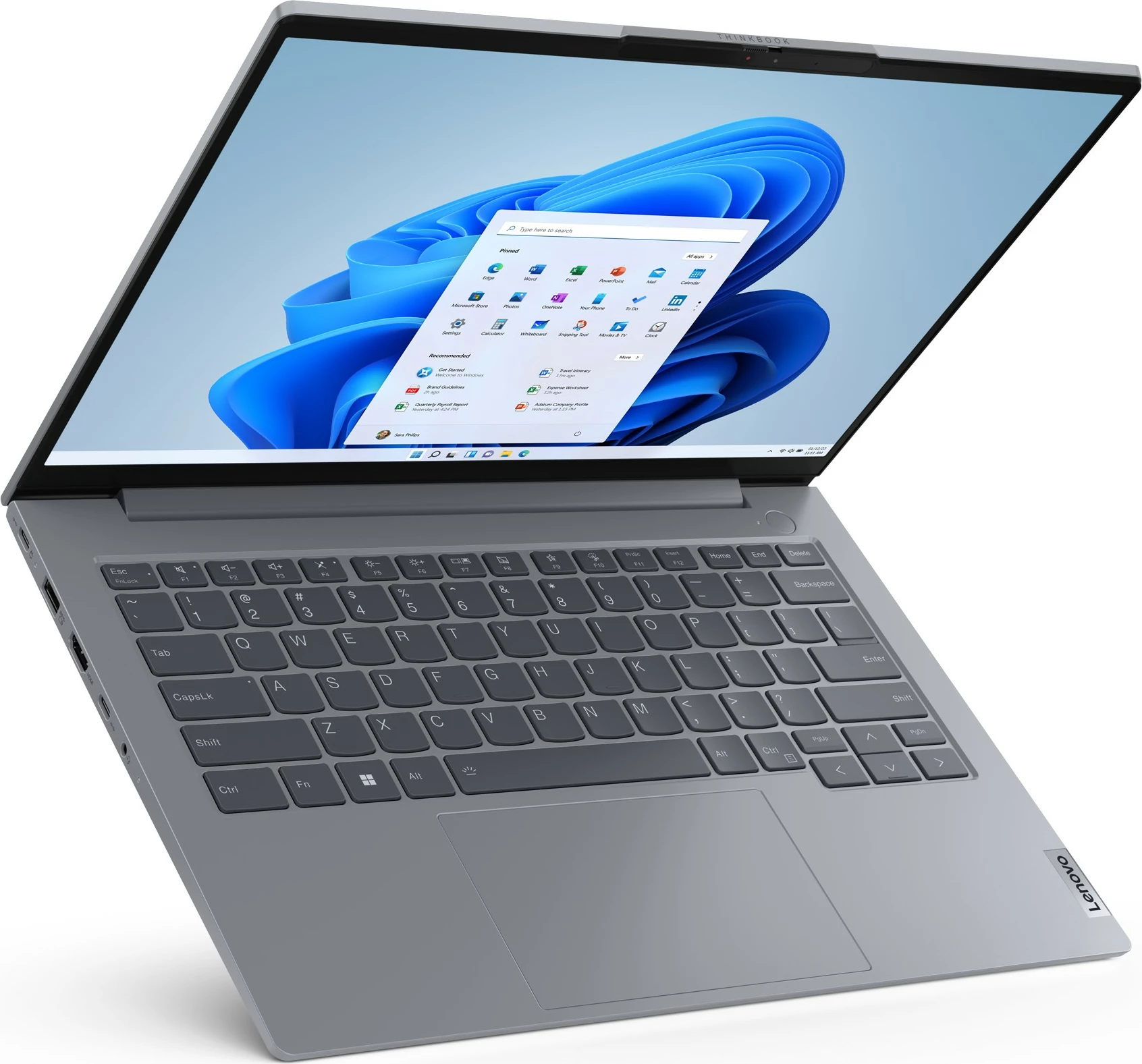 Laptop Lenovo ThinkBook 14, AMD Ryzen 5, 16 GB RAM, 512 GB SSD, Arctic Grey
