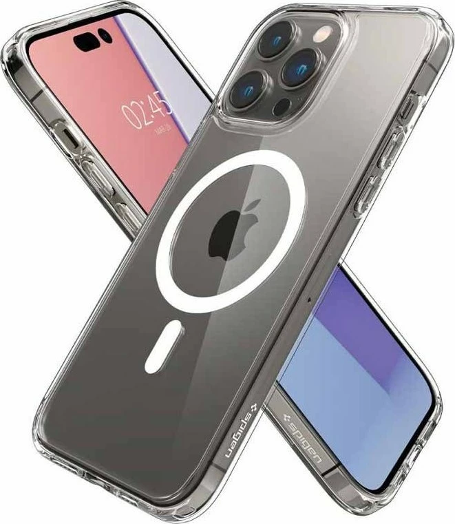 Mbështjellës Spigen Ultra Hybrid MagSafe për Apple iPhone 14 Pro, i bardhë