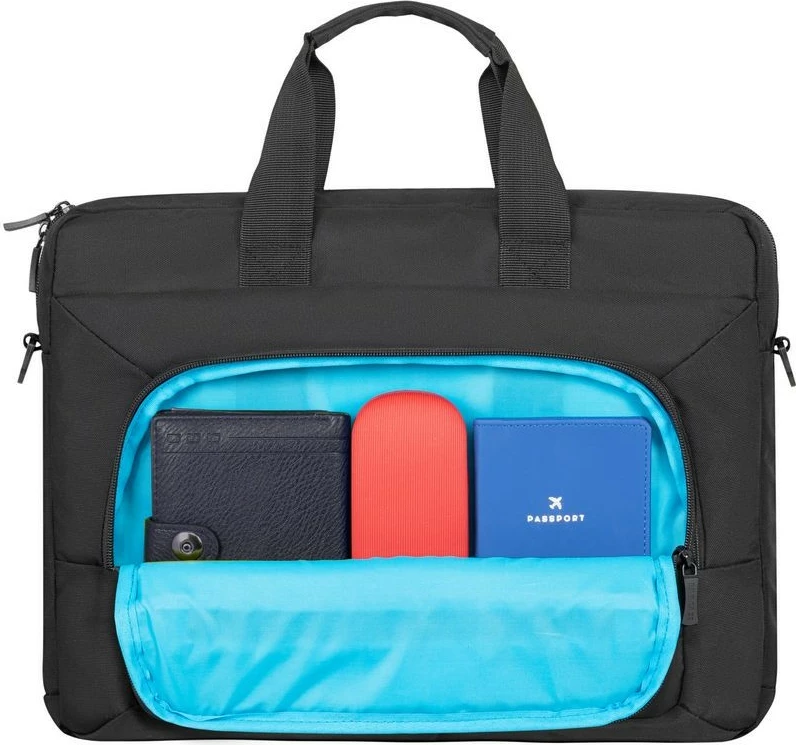 Mbështjellës laptopi RIVACASE Alpendorf 7521, 13.3-14 inç, i zi