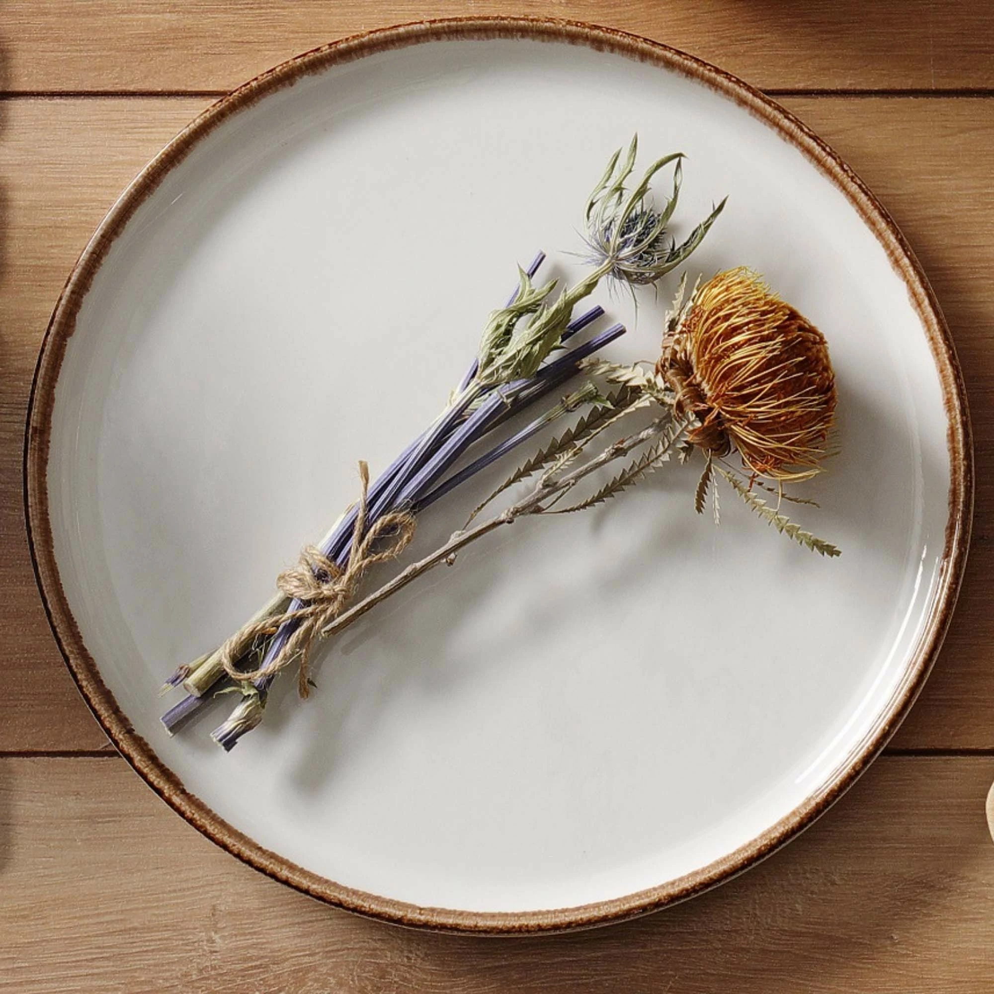 Tas servirjeje Fine Dine Vanilla Boat 250x160mm, krem, set 6 copë