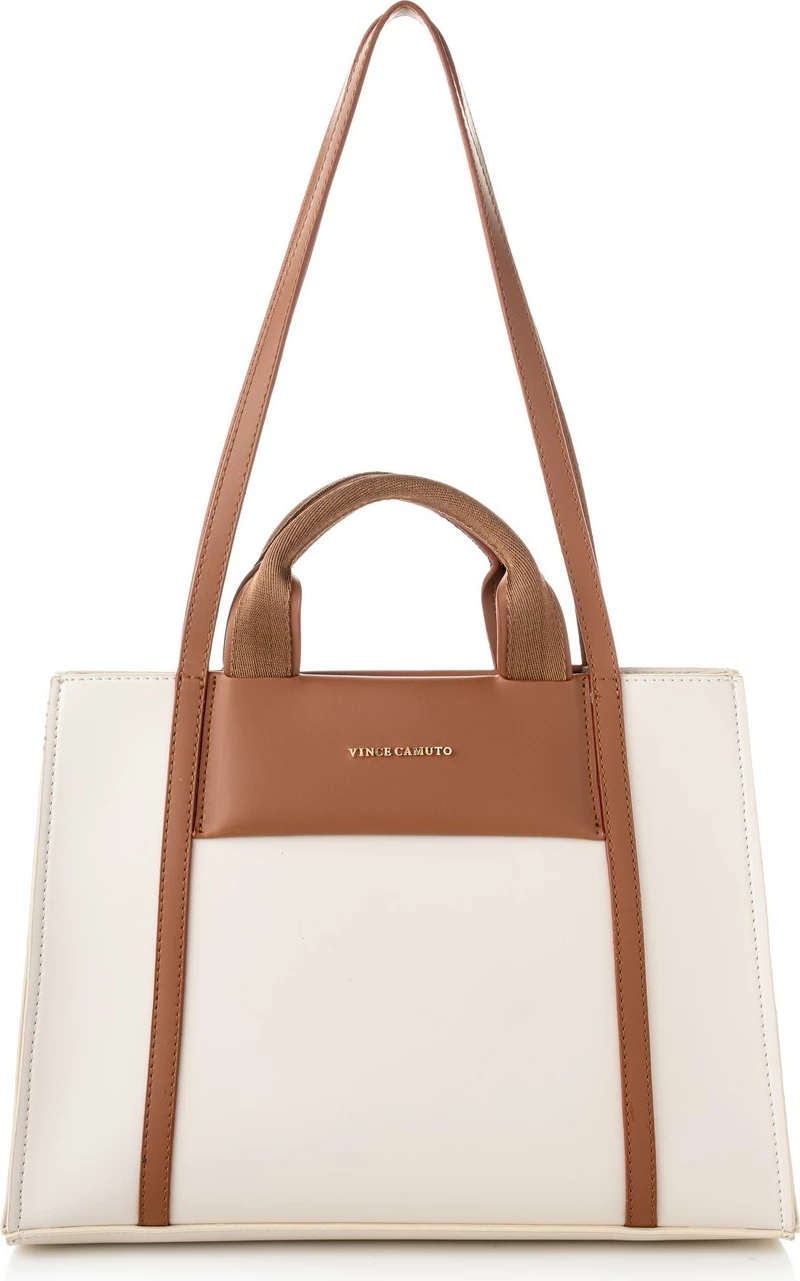 Tote bag Vince Camuto, Umbria, krem dhe kafe e hapur