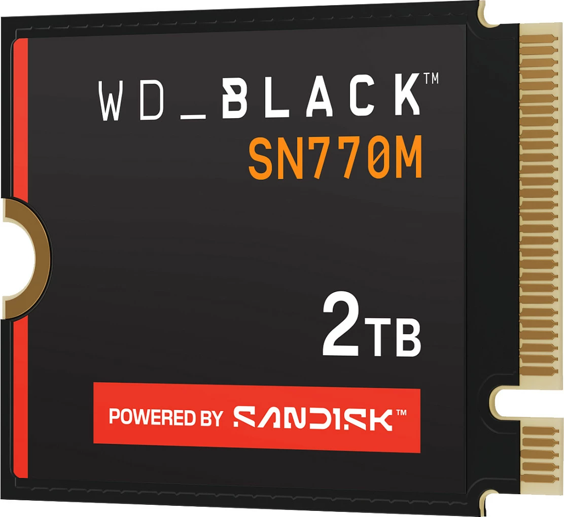SSD i brendshëm M.2 NVMe WD_BLACK SN770M, 2TB, PCIe 4.0, 2230, i zi