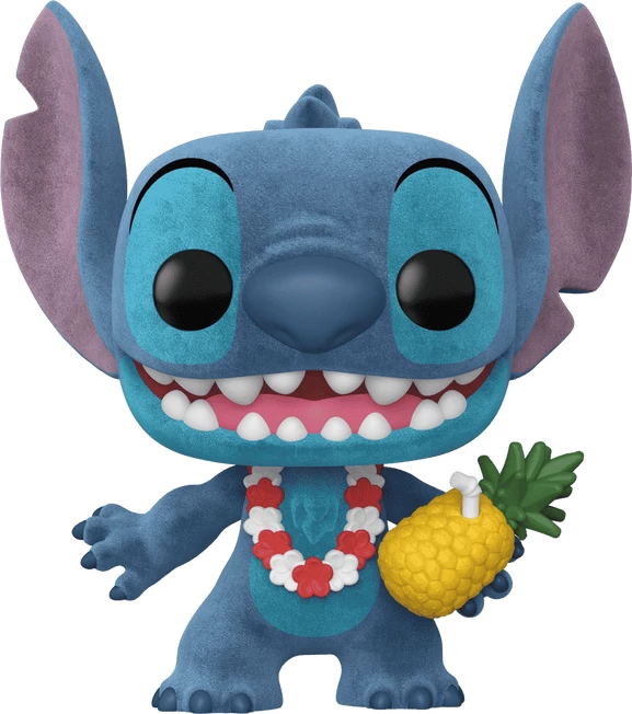 Figurinë koleksionuese Funko POP! Disney Lilo & Stitch Luau Stitch (Flocked)