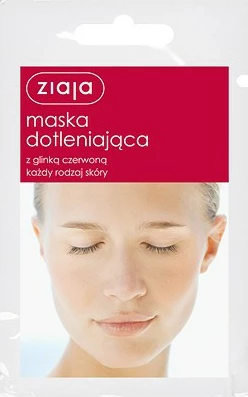 Maskë për fytyrë Ziaja Oxygenating me argjilë të kuqe për femra 7ml