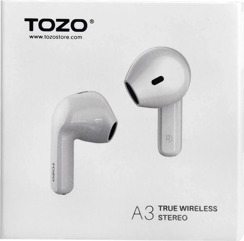 Kufje TOZO A3 True Wireless Stereo (TWS) USB Type-C Bluetooth In-Ear, Bardhë