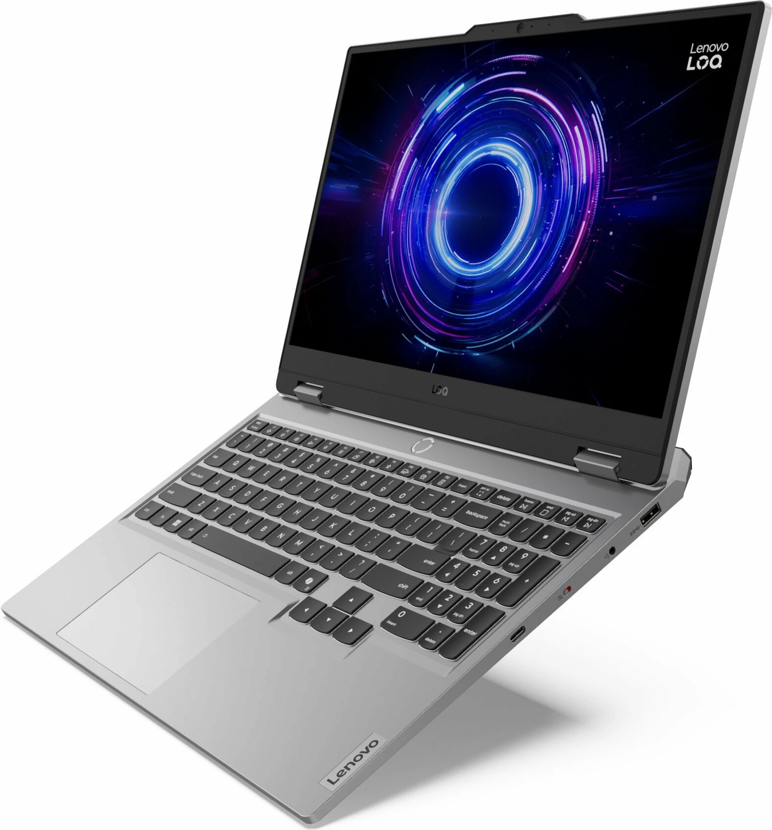 Laptop Lenovo LOQ 15IRX10 (83JE007SPB), i5-13450HX, 16GB RAM, 512GB SSD, GeForce RTX 5050 8GB, 15.6\" FHD IPS 144Hz, gri