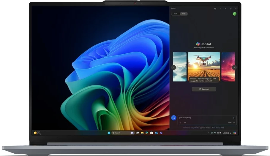 Laptop Lenovo ThinkBook 16 Gen 7, 16", Qualcomm Snapdragon X Plus X1P-42-100, 32GB RAM, 1TB SSD, hiri