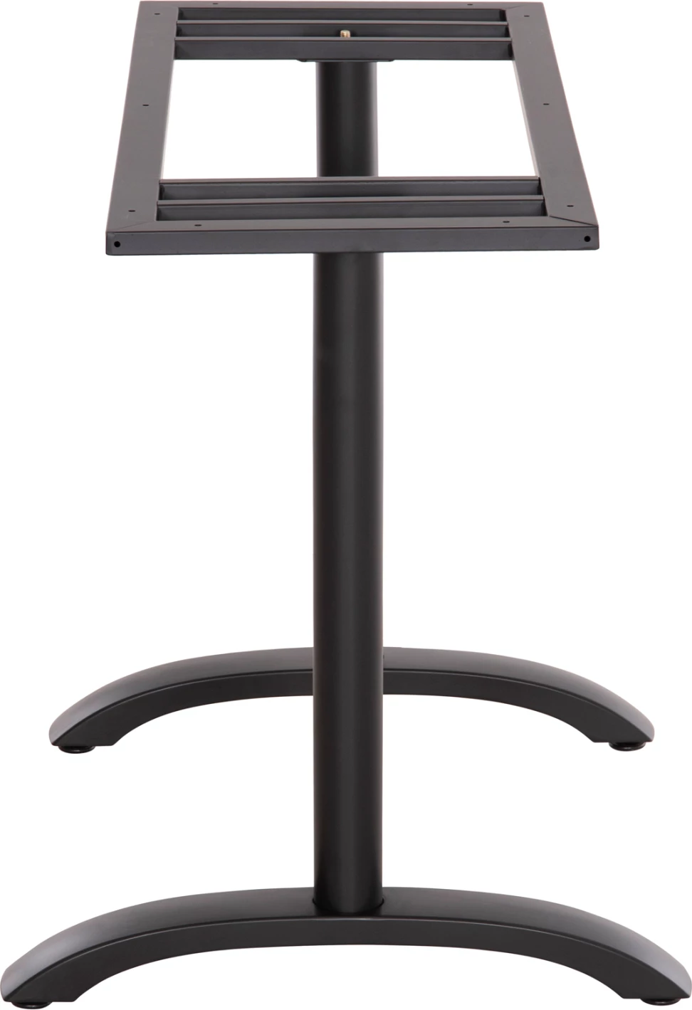 Bazë për tavolinë metalike, ngjyrë e zezë mat, FH468.11, me rregullues lartësie, 100x40x73 cm