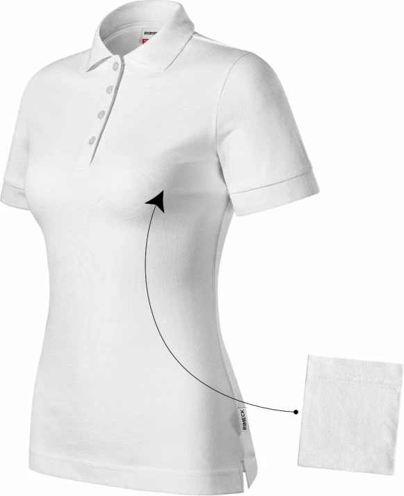 Maicë polo për femra Rimeck, e bardhë