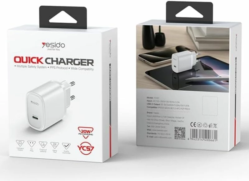 Mbushes Telefoni 230v Type-c 20w