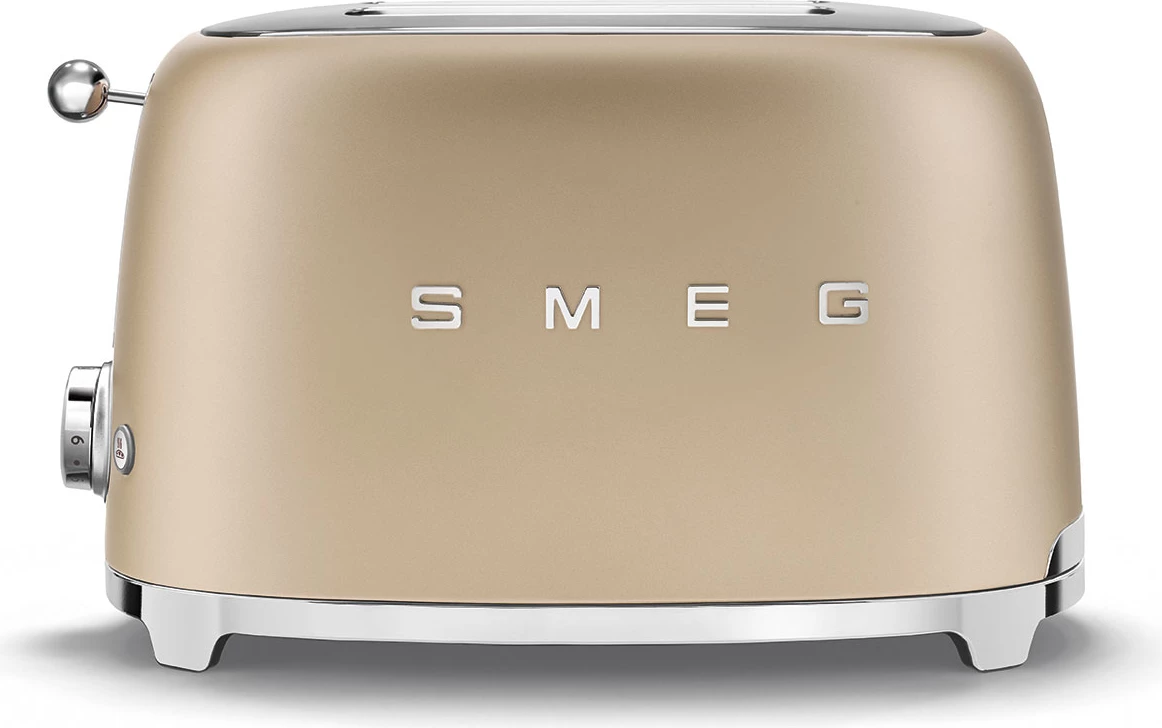 Toster Smeg TSF01CHMEU 2-folesh 950W, shampanjë