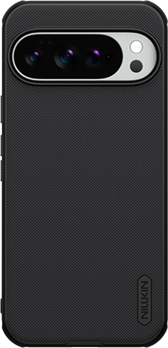 Mbështjellës Nillkin Super Frosted Shield Pro Magnetic për Google Pixel 10 Pro XL, MagSafe, PC+TPU, kënde amortizuese, i zi